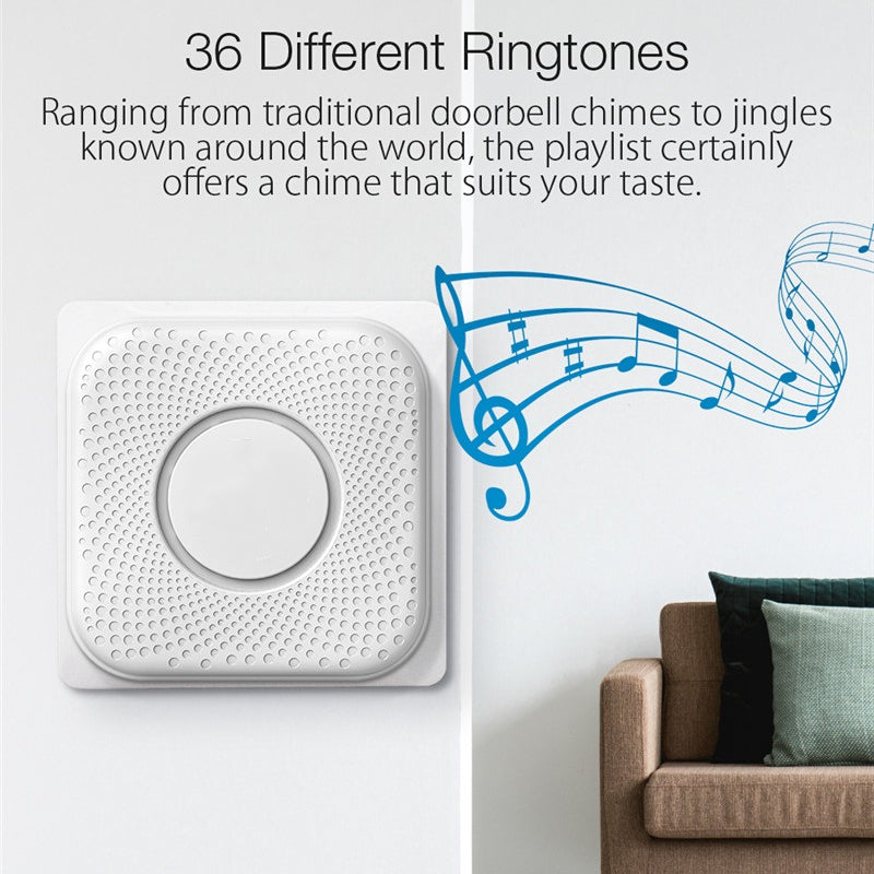 Wireless Smart Doorbell Music Receiver for Home Security