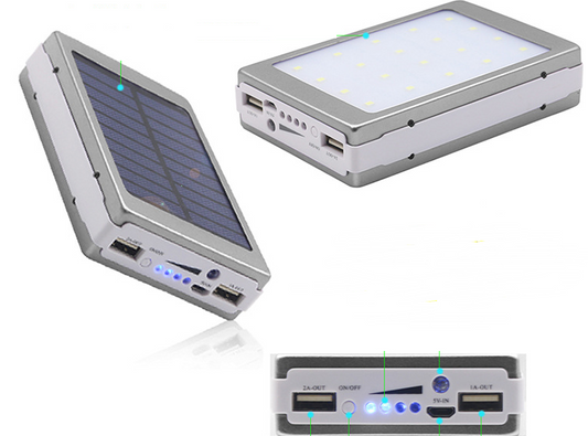 Solar Power Bank, Portable Charger